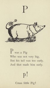 文字P 作： Edward Lear